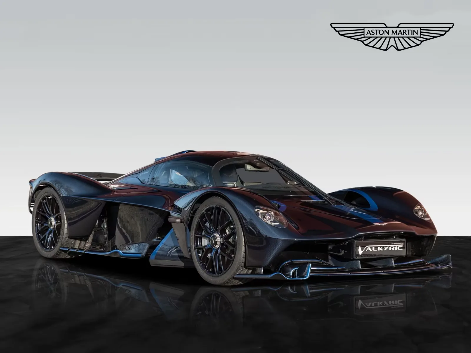 Aston Martin Valkyrie Spider Q Blue Carbon