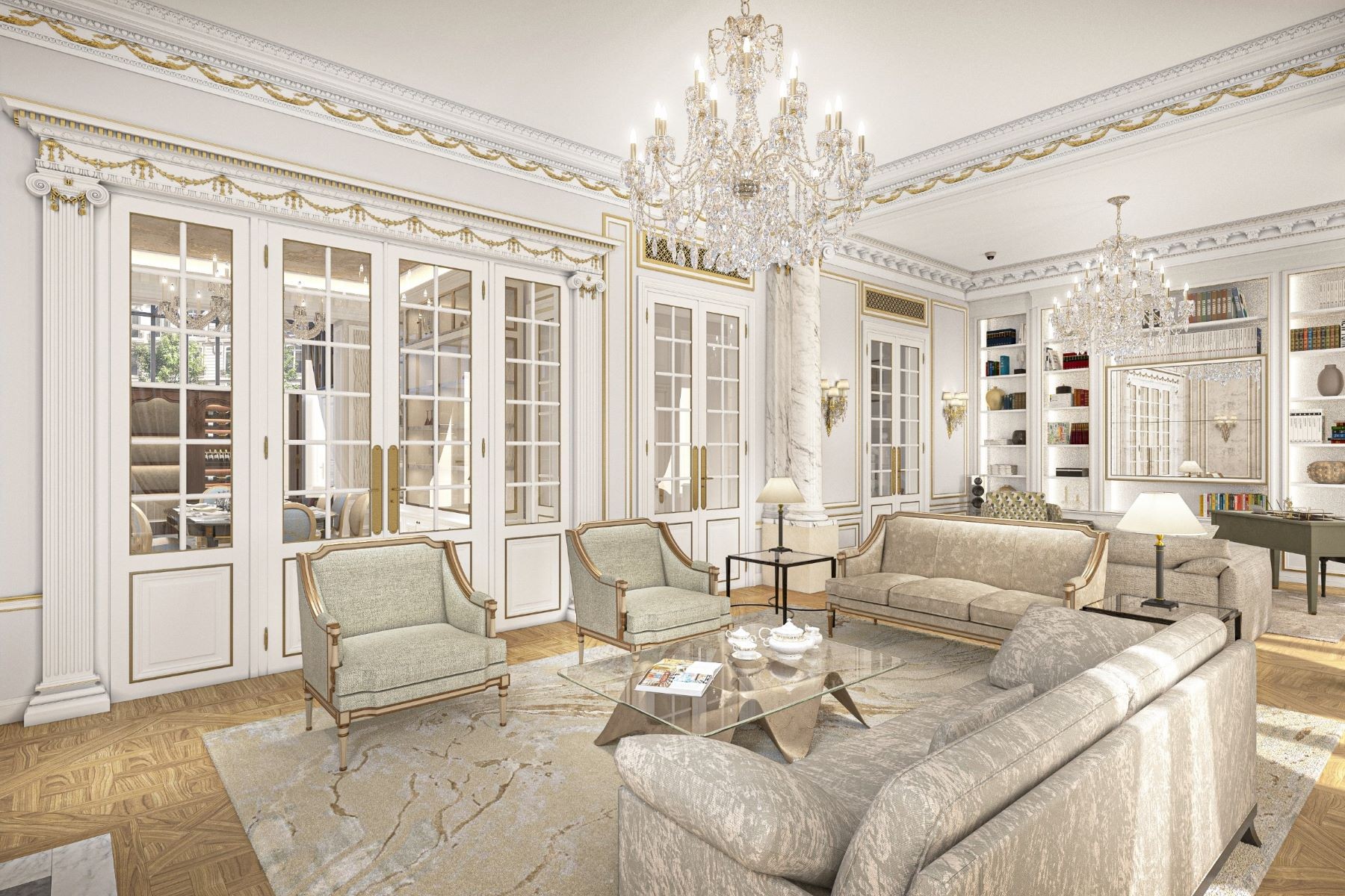 Private Mansion for Sale, Square Foch, Paris 16th