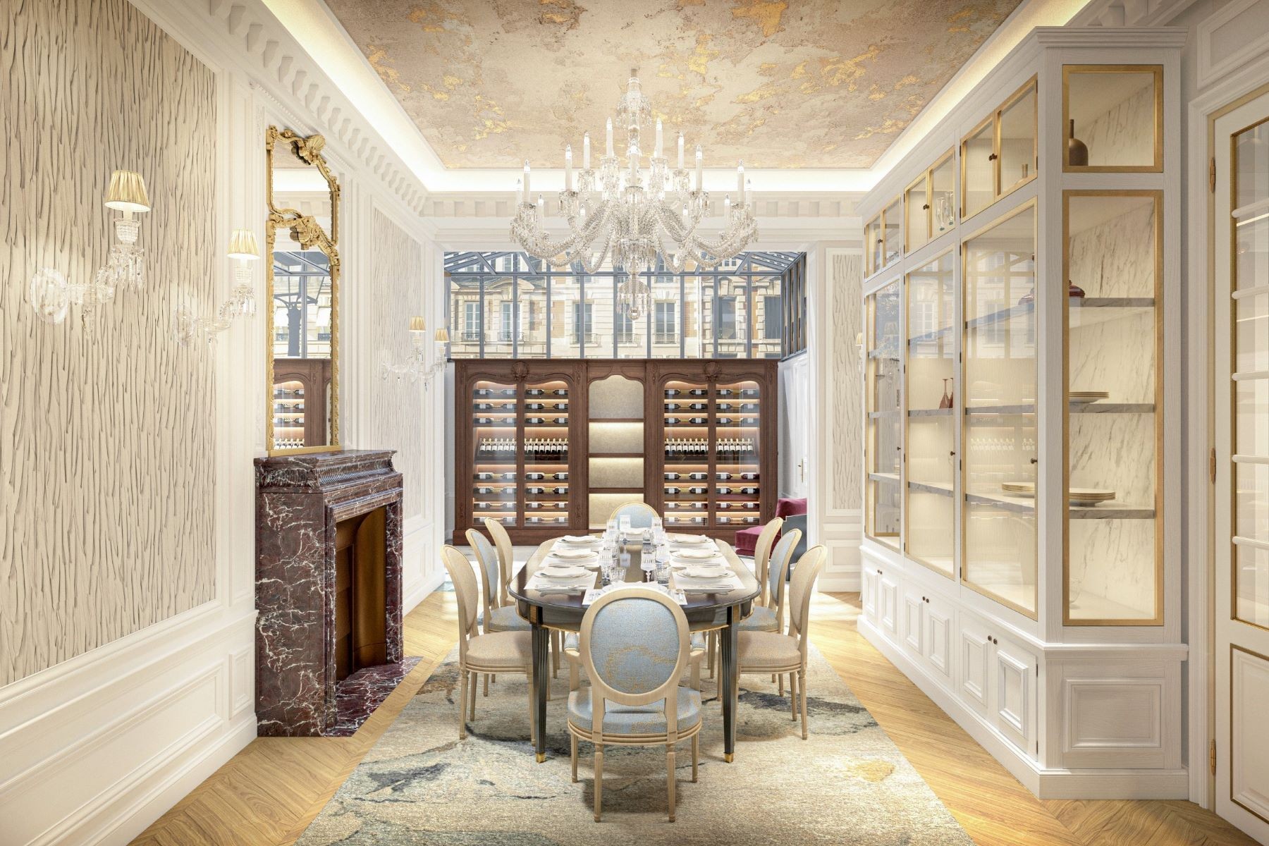 Luxury Mansion for Sale, Avenue Foch Gated Square, Paris 16th