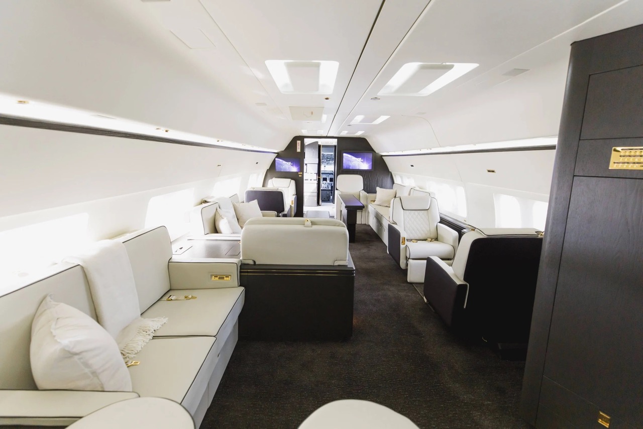 Boeing BBJ aft cabin