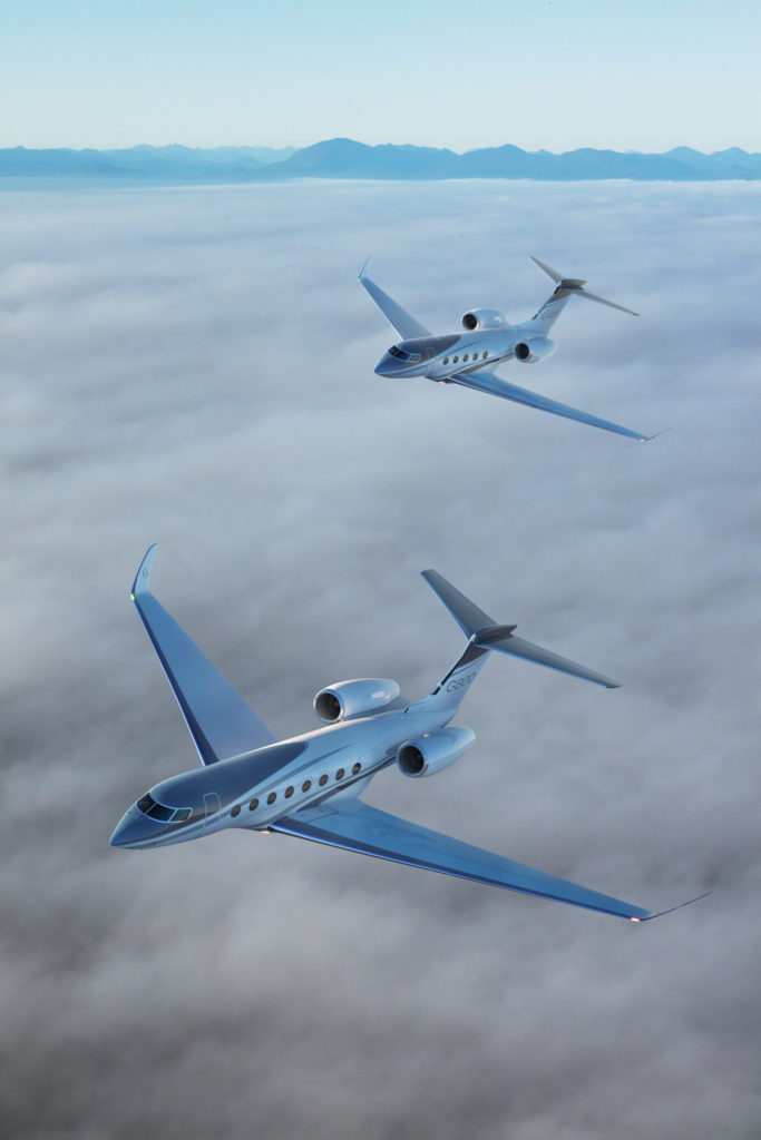 G800 and G400 business jets